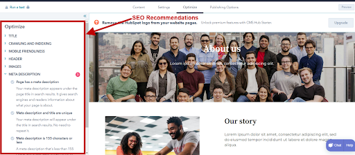 seo recommendations