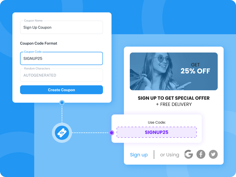 Promo Code from Data Base