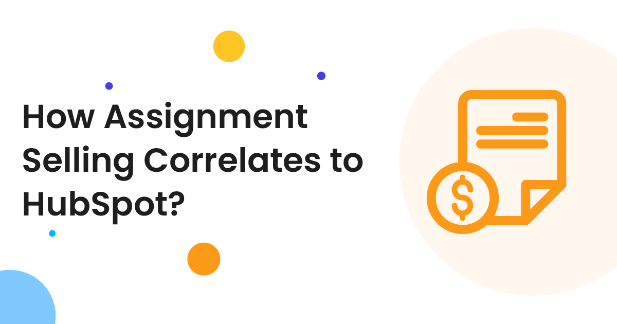 what is assignment selling