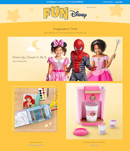 amazon website design