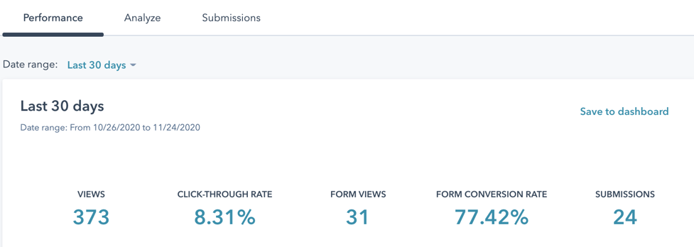 popup performance view