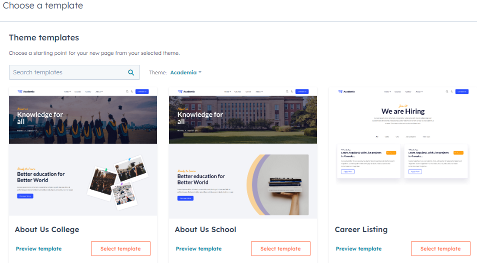 hubspot cms templates