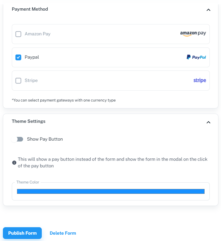 select payment gateway