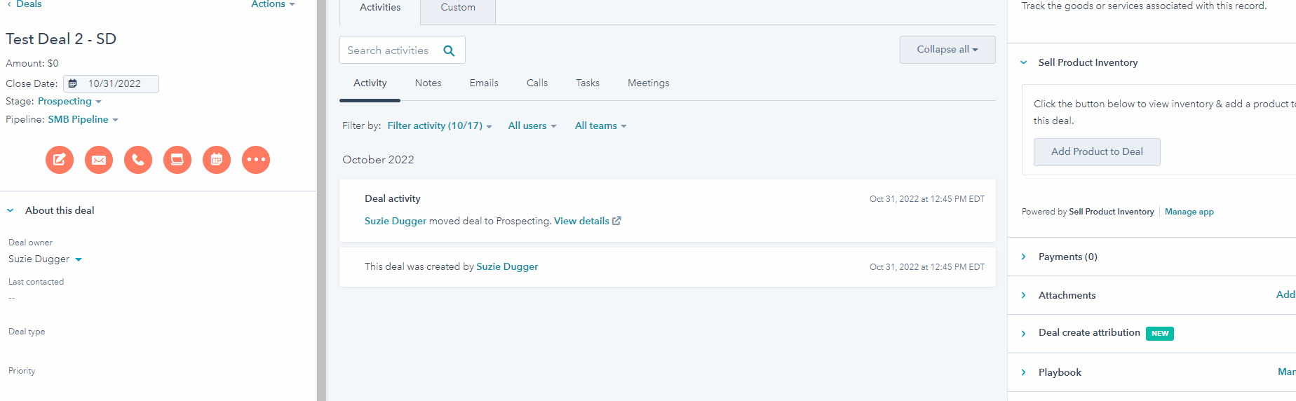 advantages of using HubSpot inventory management