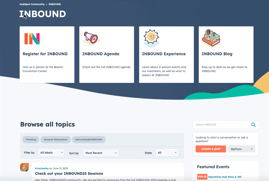 Inbound Conference Preparation
