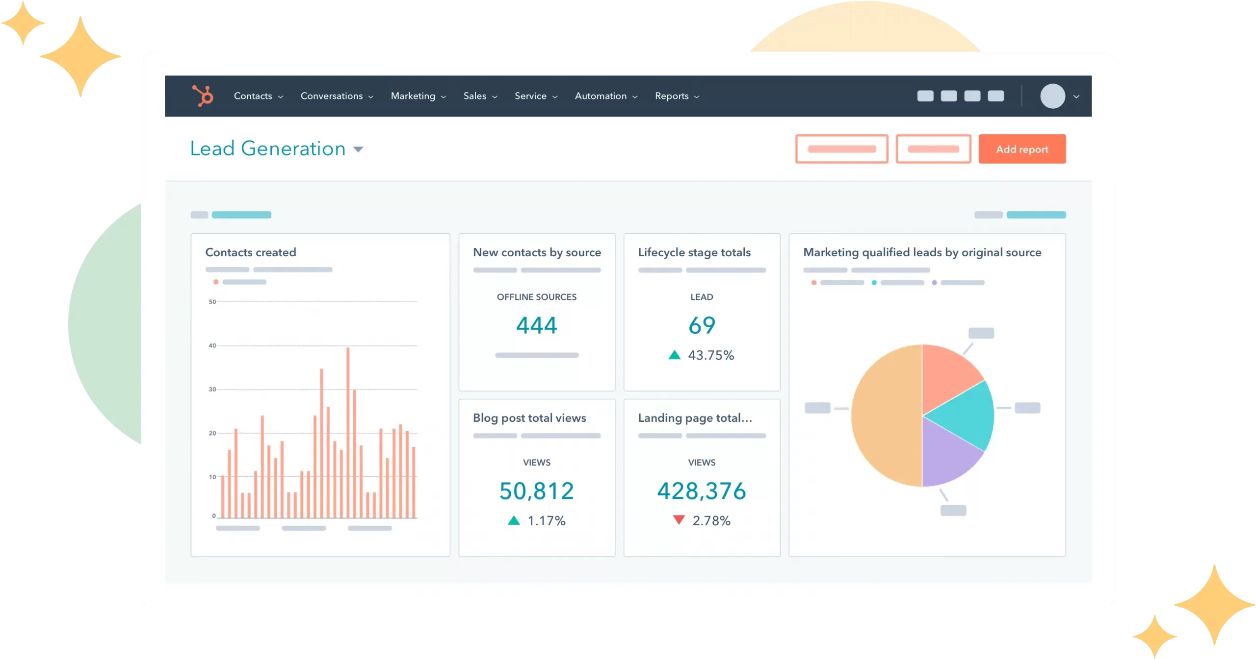 hubspot dashboard