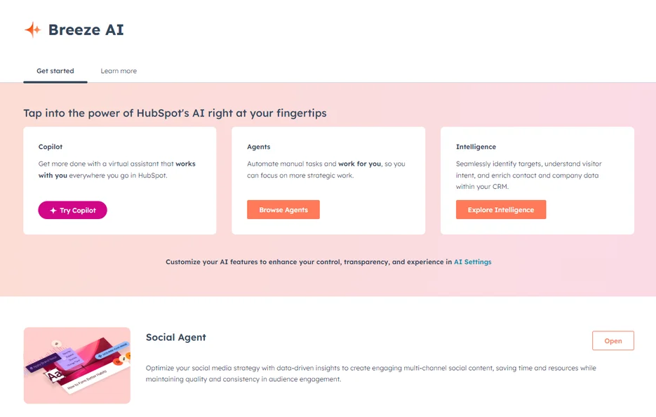 copilot agent intellegence