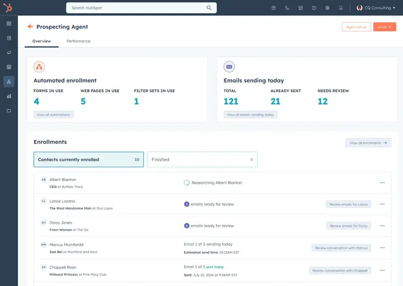 breeze prospecting agent