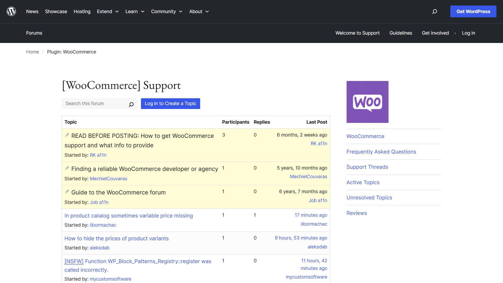WooCommerce Support