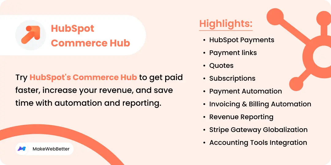 hubspot commerce hub