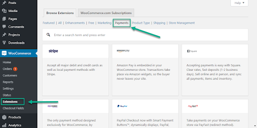woocommerce payment integration