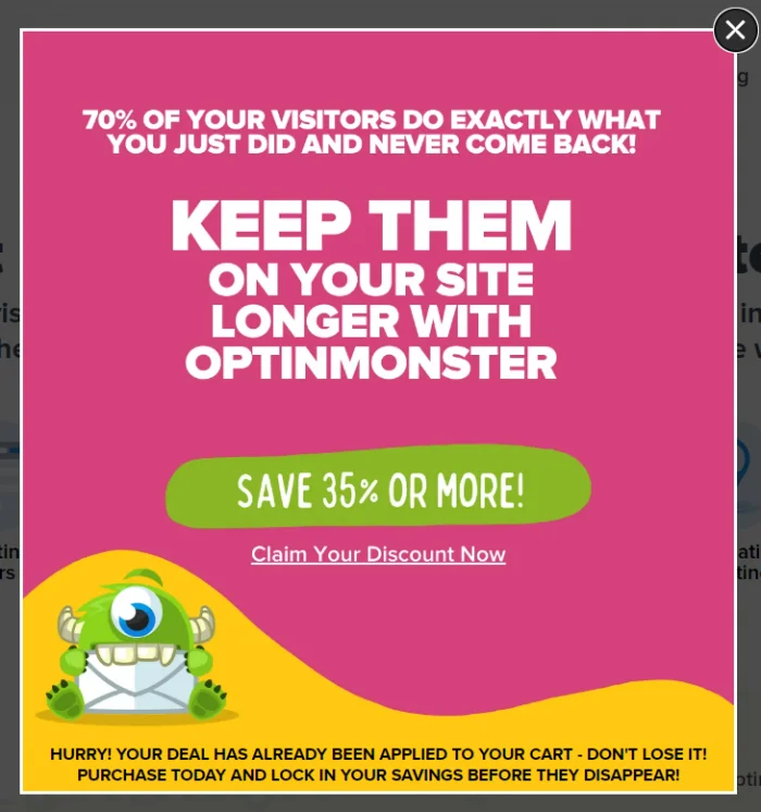 discount coupon formatting