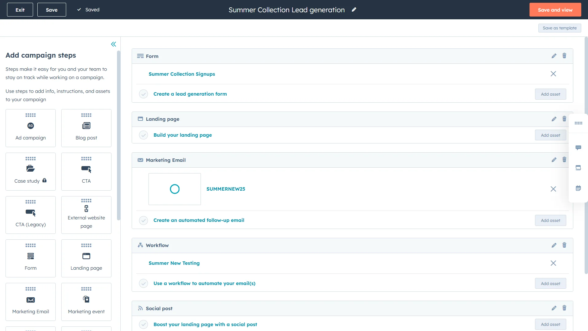 hubspot coupon campaign