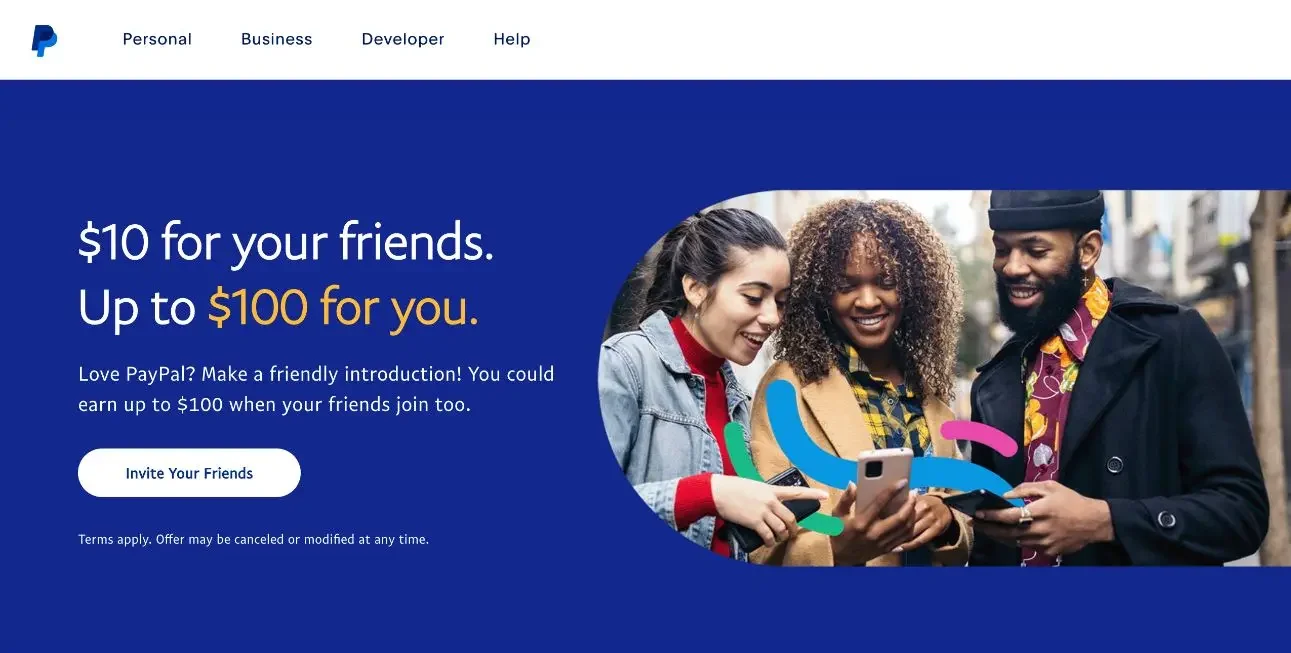 referral coupon example