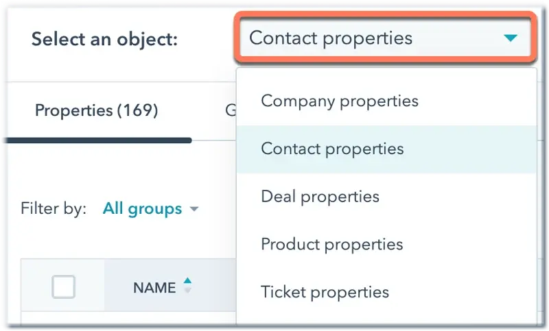 HubSpot Custom Properties