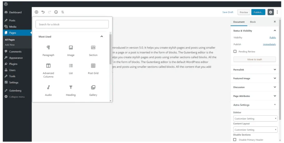 gutenberg blocks